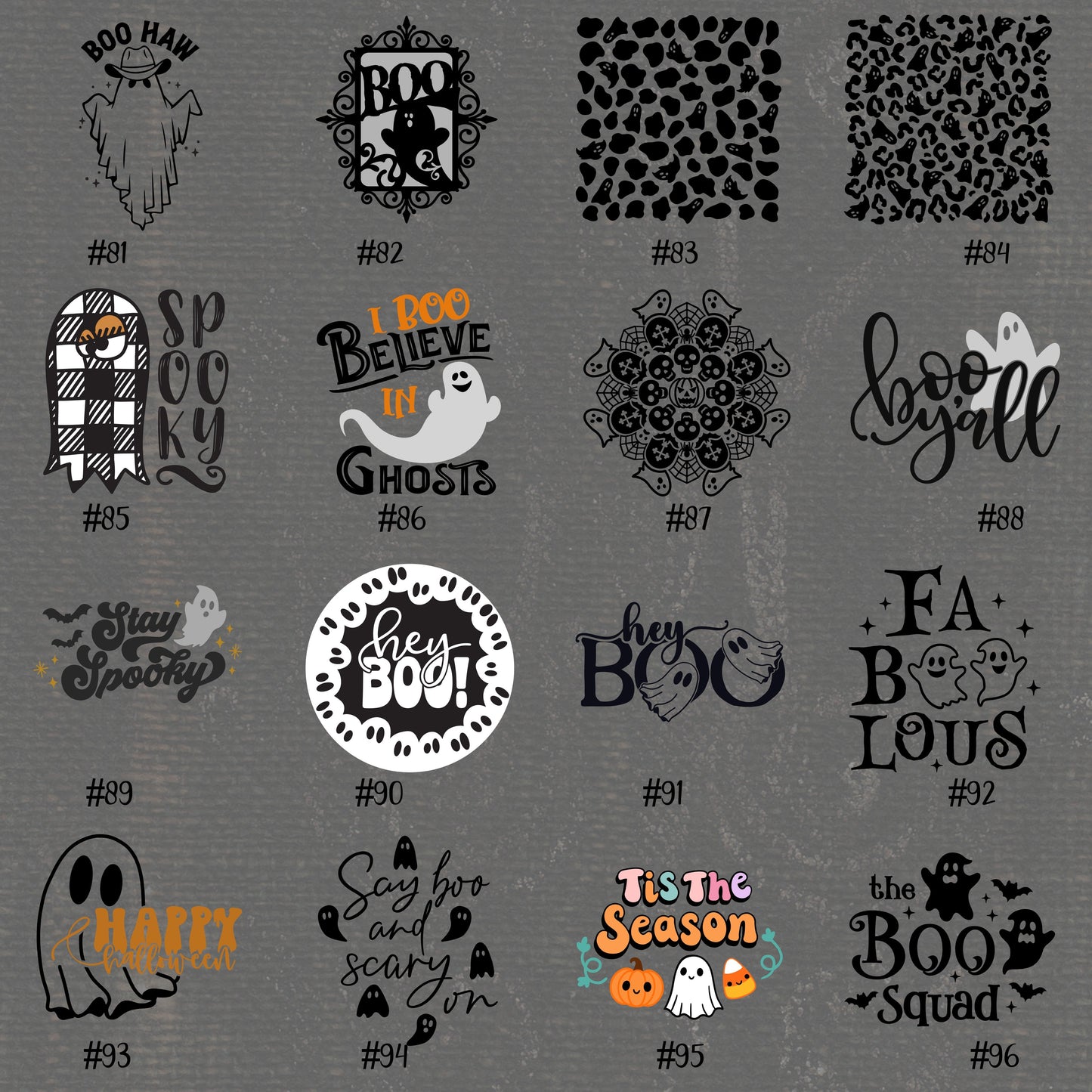 HALLOWEEN #17-32 | Vinyl Decals