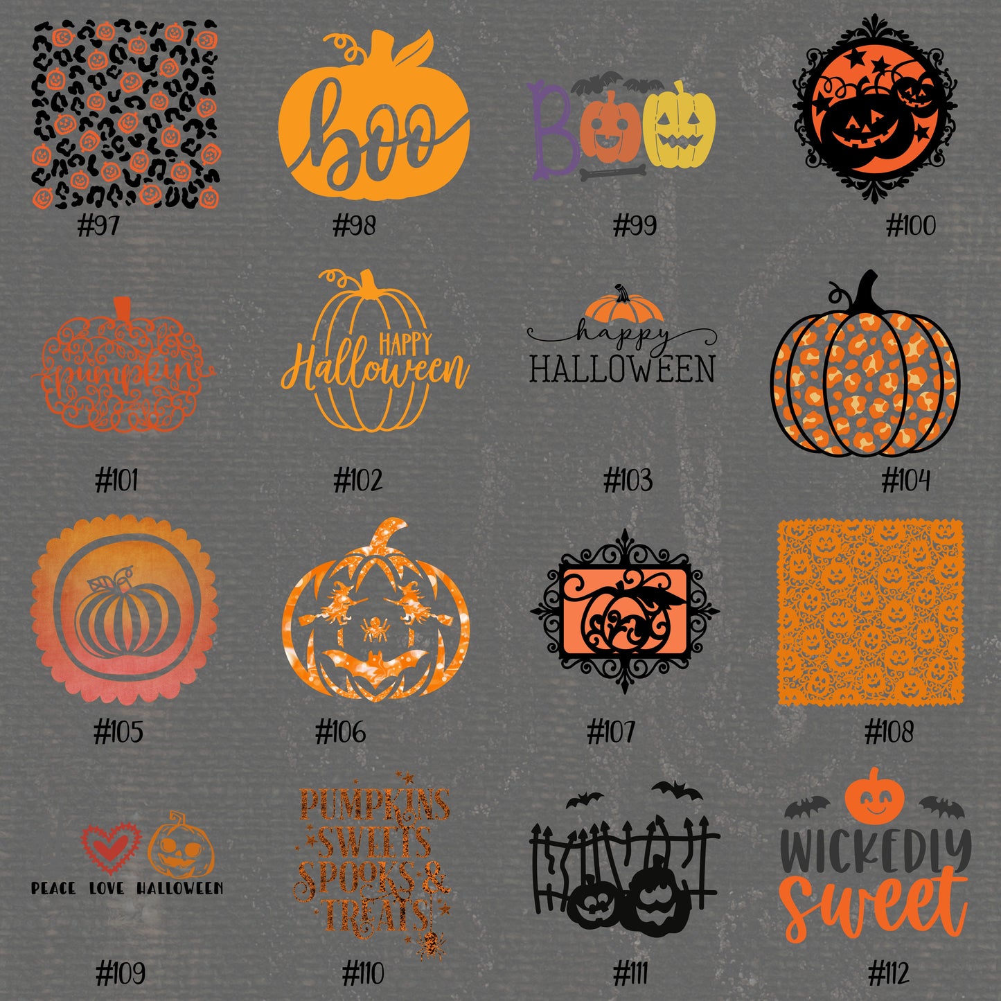 HALLOWEEN #81-96 | Vinyl Decals