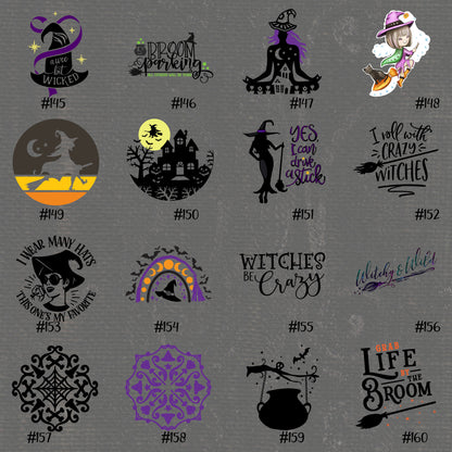 HALLOWEEN #1-16 | Vinyl Decals