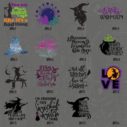 HALLOWEEN #1-16 | Vinyl Decals
