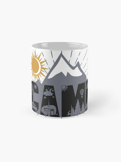 CAMP WORDS - coffee or latte mug