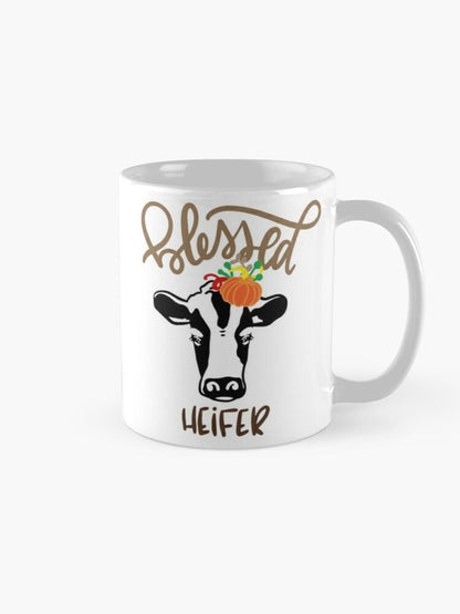 BLESSED HEIFER - coffee or latte mug
