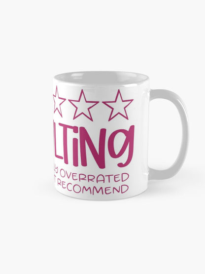ADULTING one star - coffee or latte mug