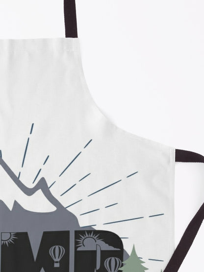 CAMP words - kitchen apron